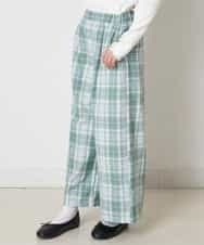 KJLER31044 a.v.v KIDS(アー・ヴェ・ヴェ) [160]サスペンダー付きワイドパンツ グリーン