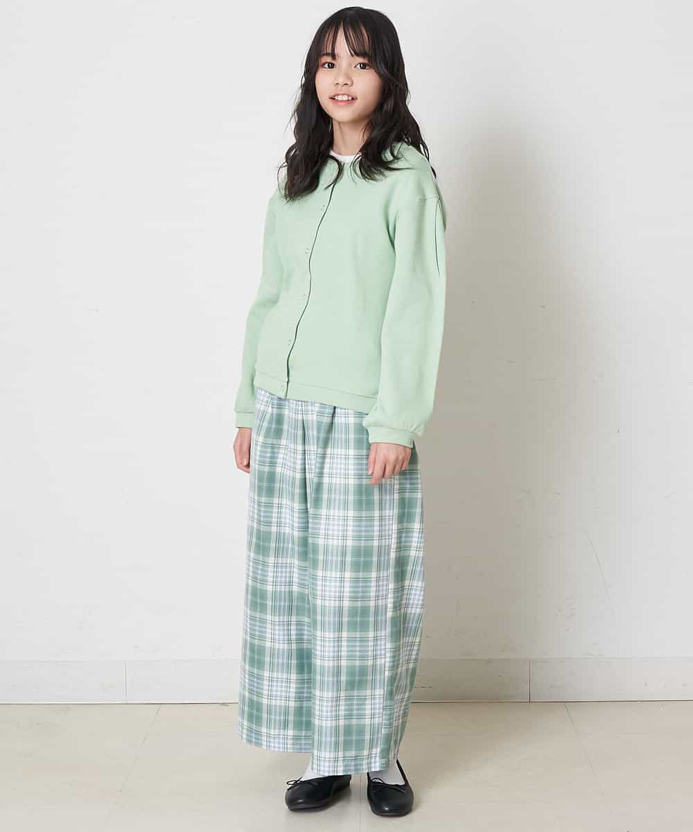 KJLER31044 a.v.v KIDS(アー・ヴェ・ヴェ) [160]サスペンダー付きワイドパンツ デニム
