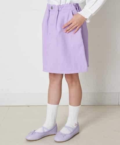 KJLER34039 a.v.v KIDS [160]【洗える/セットアップ対応】台形スカート見えパンツ