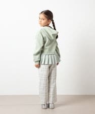 KJLES32034 a.v.v KIDS(アー・ヴェ・ヴェ) [120-130]【2WAY】サスペンダー付きテーパードパンツ チェック