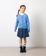 KJLES33029 a.v.v KIDS(アー・ヴェ・ヴェ) [110-130]タックプリーツレースアップキュロット ギンガムチェック