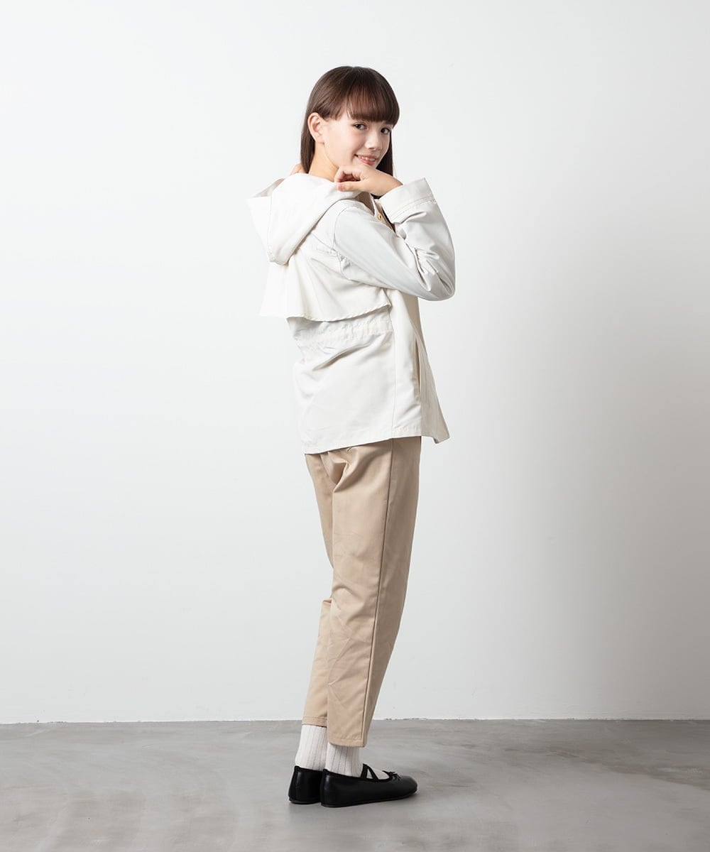 KJLET32039 a.v.v KIDS(アー・ヴェ・ヴェ) [140-150]【2WAY】サスペンダー付きテーパードパンツ デニム