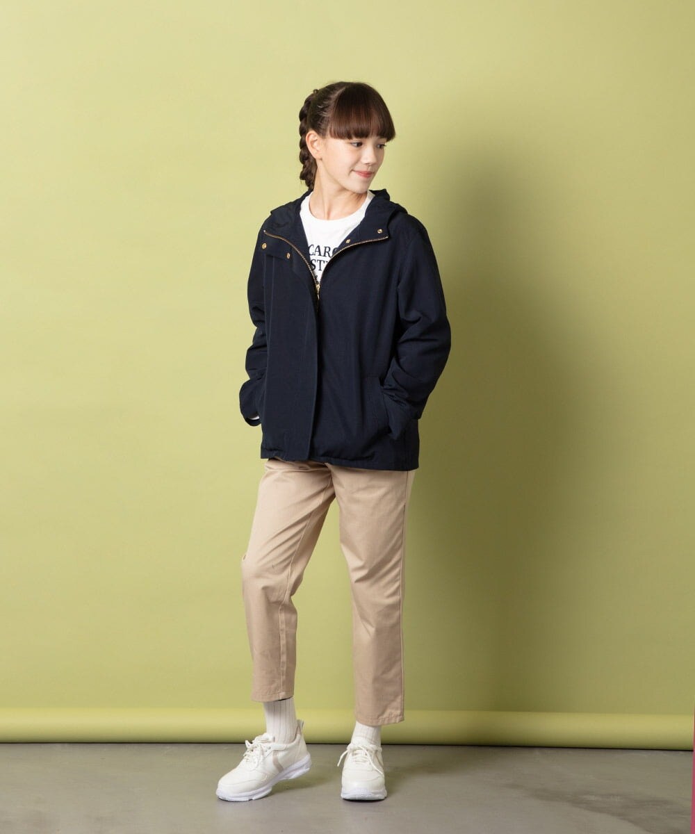 KJLET32039 a.v.v KIDS(アー・ヴェ・ヴェ) [140-150]【2WAY】サスペンダー付きテーパードパンツ デニム