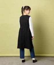 KJLET32039 a.v.v KIDS(アー・ヴェ・ヴェ) [140-150]【2WAY】サスペンダー付きテーパードパンツ デニム
