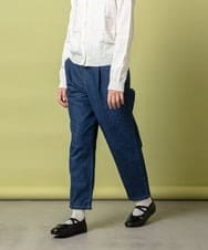 KJLET32039 a.v.v KIDS(アー・ヴェ・ヴェ) [140-150]【2WAY】サスペンダー付きテーパードパンツ デニム