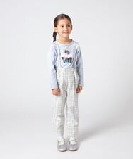 KJLEU32044 a.v.v KIDS(アー・ヴェ・ヴェ) [160]【2WAY】サスペンダー付きテーパードパンツ ベージュ