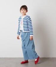 KJLEW30039 a.v.v KIDS(アー・ヴェ・ヴェ) [140-150]デニムワイドパンツ ブルー