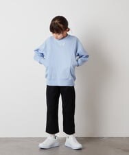 KJLEX31039 a.v.v KIDS(アー・ヴェ・ヴェ) [160]サスペンダー付きテーパードパンツ デニム