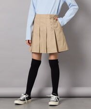 KJLFA27029 a.v.v KIDS(アー・ヴェ・ヴェ) [110-130]サイドレースアップスカパン ベージュ