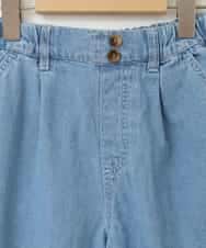 KJLFA39034 a.v.v KIDS(アー・ヴェ・ヴェ) [120-130]タックワイドパンツ ライトブルー