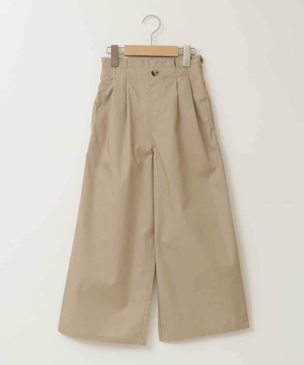 KJLFB26044 a.v.v KIDS(アー・ヴェ・ヴェ) [140-150]サス付きワイドパンツ ベージュ