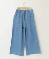 KJLFB39039 a.v.v KIDS(アー・ヴェ・ヴェ) [140-150]タックワイドパンツ ライトブルー
