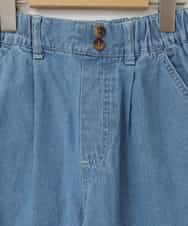 KJLFB39039 a.v.v KIDS(アー・ヴェ・ヴェ) [140-150]タックワイドパンツ ライトブルー