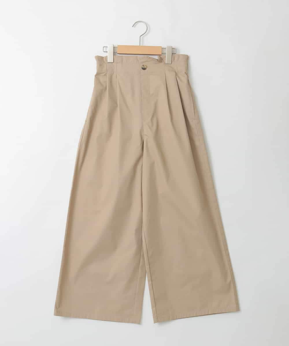 KJLFC26049 a.v.v KIDS(アー・ヴェ・ヴェ) [160]【接触冷感】サス付きワイドパンツ ベージュ