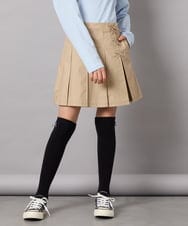 KJLFC27039 a.v.v KIDS(アー・ヴェ・ヴェ) [160]サイドレースアップスカパン ベージュ