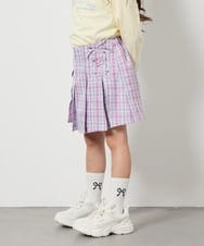 KJLFC27039 a.v.v KIDS(アー・ヴェ・ヴェ) [160]サイドレースアップスカパン ベージュ
