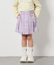 KJLFC27039 a.v.v KIDS(アー・ヴェ・ヴェ) [160]サイドレースアップスカパン ベージュ