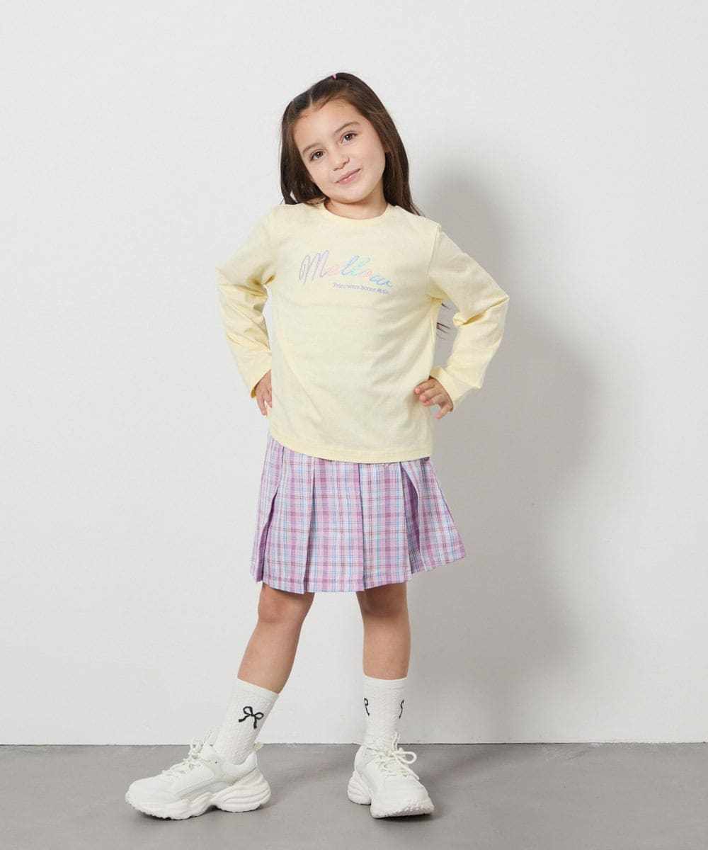 KJLFC27039 a.v.v KIDS(アー・ヴェ・ヴェ) [160]サイドレースアップスカパン ベージュ