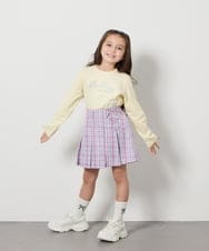 KJLFC27039 a.v.v KIDS(アー・ヴェ・ヴェ) [160]サイドレースアップスカパン ベージュ