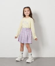 KJLFC27039 a.v.v KIDS(アー・ヴェ・ヴェ) [160]サイドレースアップスカパン ベージュ