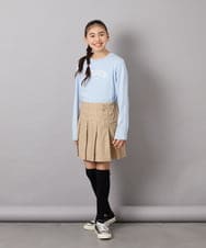 KJLFC27039 a.v.v KIDS(アー・ヴェ・ヴェ) [160]サイドレースアップスカパン ベージュ