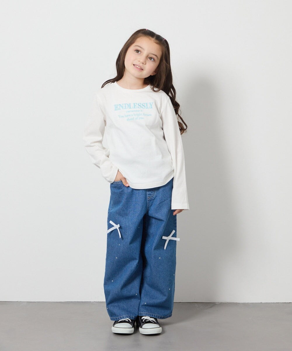 KJLFC34049 a.v.v KIDS(アー・ヴェ・ヴェ) [160]アソートデザインデニム ブラック