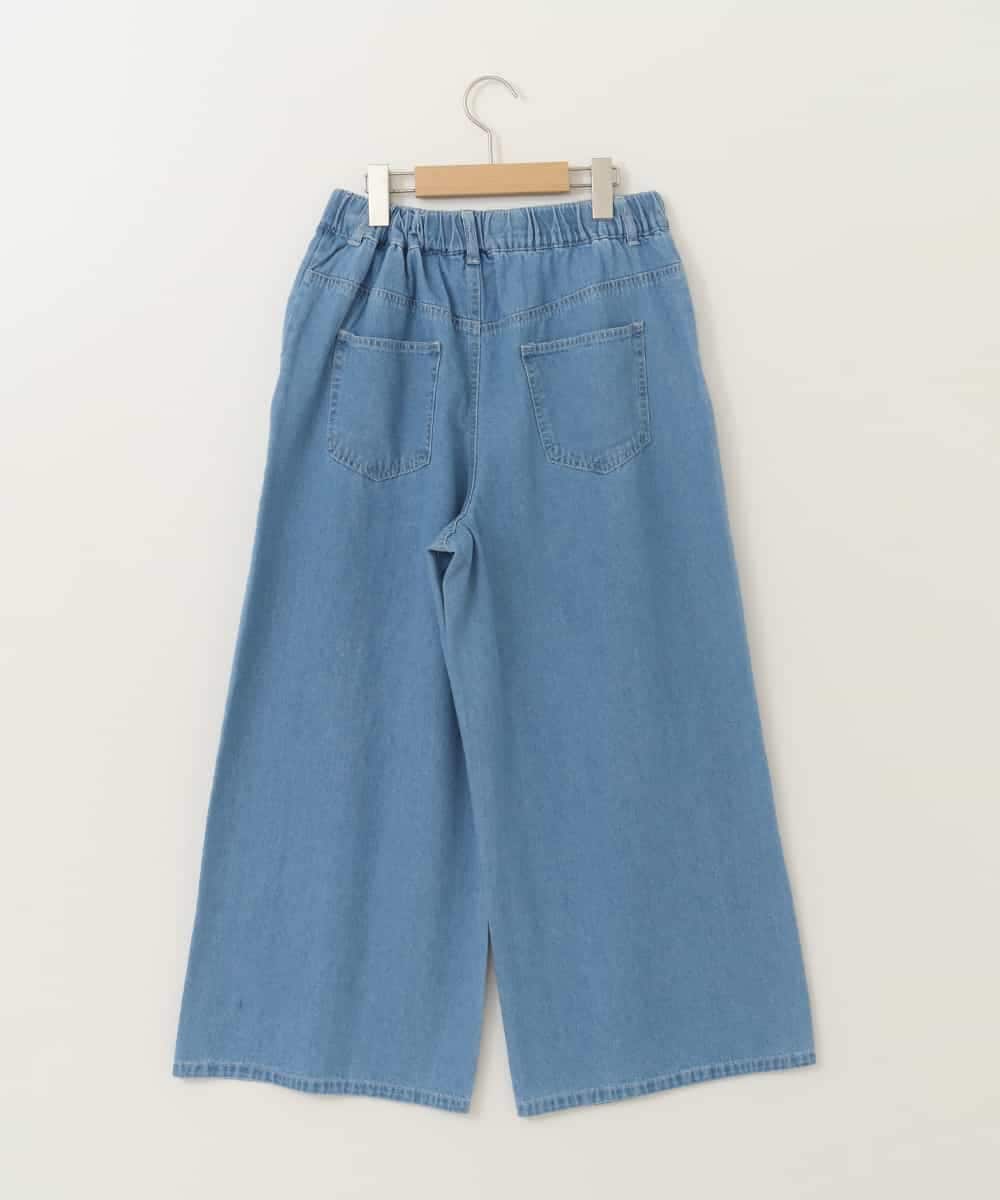 KJLFC39044 a.v.v KIDS(アー・ヴェ・ヴェ) [160]タックワイドパンツ ライトブルー