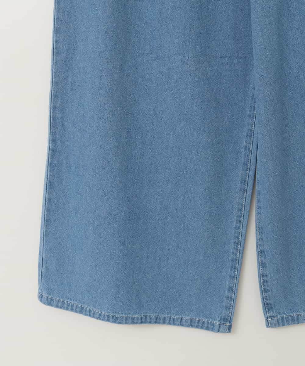 KJLFC39044 a.v.v KIDS(アー・ヴェ・ヴェ) [160]タックワイドパンツ ライトブルー