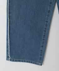 KJLFD30044 a.v.v KIDS(アー・ヴェ・ヴェ) [120-160]【選べるデザイン】デザインワイドストレートデニム ブルー