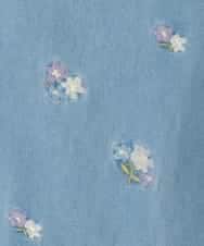 KJLFD30044 a.v.v KIDS(アー・ヴェ・ヴェ) [120-160]【選べるデザイン】デザインワイドストレートデニム ブルー