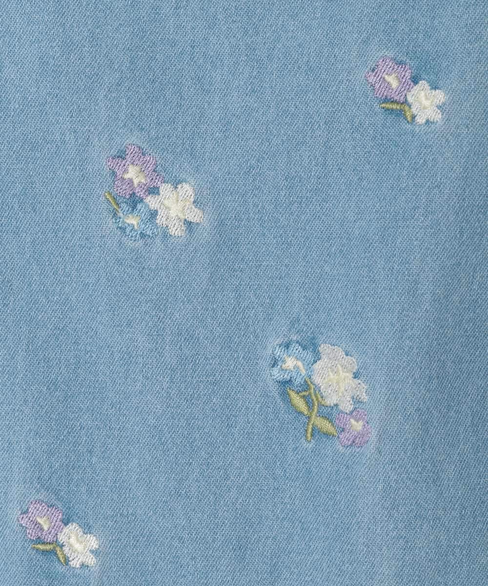 KJLFD30044 a.v.v KIDS(アー・ヴェ・ヴェ) [120-160]【選べるデザイン】デザインワイドストレートデニム ブルー