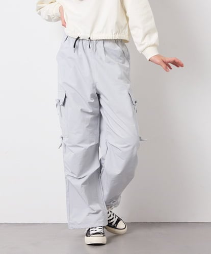 KJLFD32049 a.v.v KIDS [120-160]サイドリボンカーゴパンツ