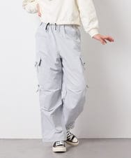 KJLFD32049 a.v.v KIDS(アー・ヴェ・ヴェ) [120-160]サイドリボンカーゴパンツ ライトブルー