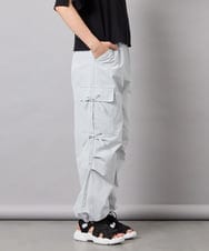 KJLFD32049 a.v.v KIDS(アー・ヴェ・ヴェ) [120-160]サイドリボンカーゴパンツ ライトブルー