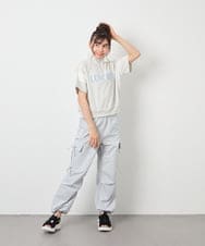 KJLFD32049 a.v.v KIDS(アー・ヴェ・ヴェ) [120-160]サイドリボンカーゴパンツ ライトブルー