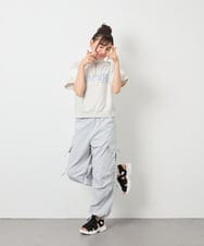 KJLFD32049 a.v.v KIDS(アー・ヴェ・ヴェ) [120-160]サイドリボンカーゴパンツ ライトブルー