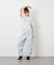 KJLFD32049 a.v.v KIDS(アー・ヴェ・ヴェ) [120-160]サイドリボンカーゴパンツ ライトブルー