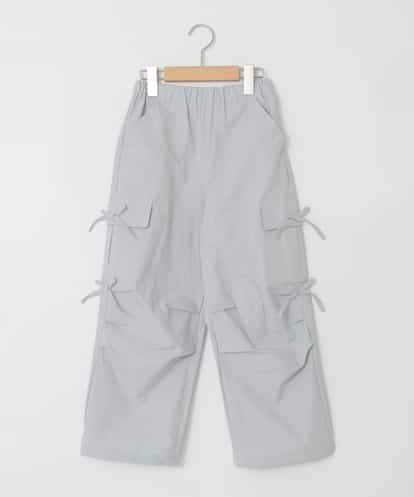 KJLFD32049 a.v.v KIDS [120-160]サイドリボンカーゴパンツ