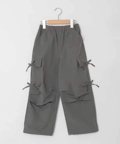 KJLFD32049 a.v.v KIDS [120-160]サイドリボンカーゴパンツ
