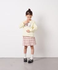 KJLFD40034 a.v.v KIDS(アー・ヴェ・ヴェ) [120-160]ギャザープリーツスカパン ピンク