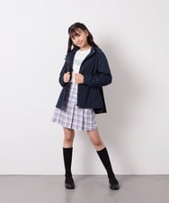 KJLFD40034 a.v.v KIDS(アー・ヴェ・ヴェ) [120-160]ギャザープリーツスカパン ブルー