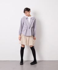 KJLFD40034 a.v.v KIDS(アー・ヴェ・ヴェ) [120-160]ギャザープリーツスカパン ベージュ