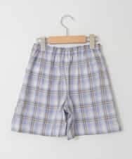 KJLFD40034 a.v.v KIDS(アー・ヴェ・ヴェ) [120-160]ギャザープリーツスカパン ブルー