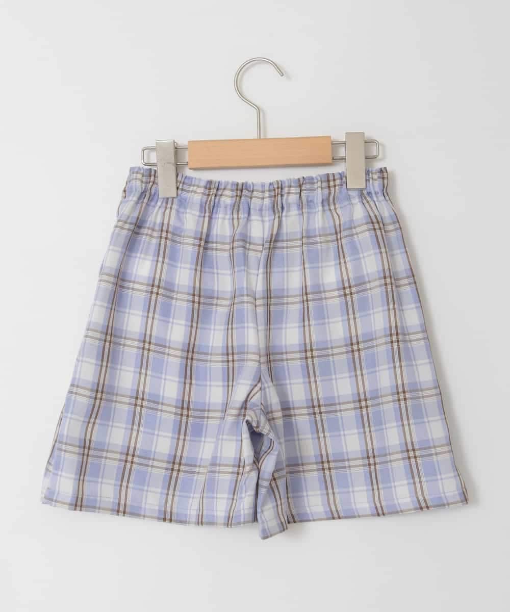 KJLFD40034 a.v.v KIDS(アー・ヴェ・ヴェ) [120-160]ギャザープリーツスカパン ブルー