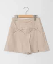 KJLFD40034 a.v.v KIDS(アー・ヴェ・ヴェ) [120-160]ギャザープリーツスカパン ベージュ