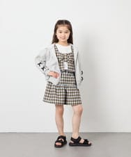 KJLFD45039 a.v.v KIDS(アー・ヴェ・ヴェ) [120-160][ママとお揃いコーデが叶う]ギャザーキュロット ライトブルー
