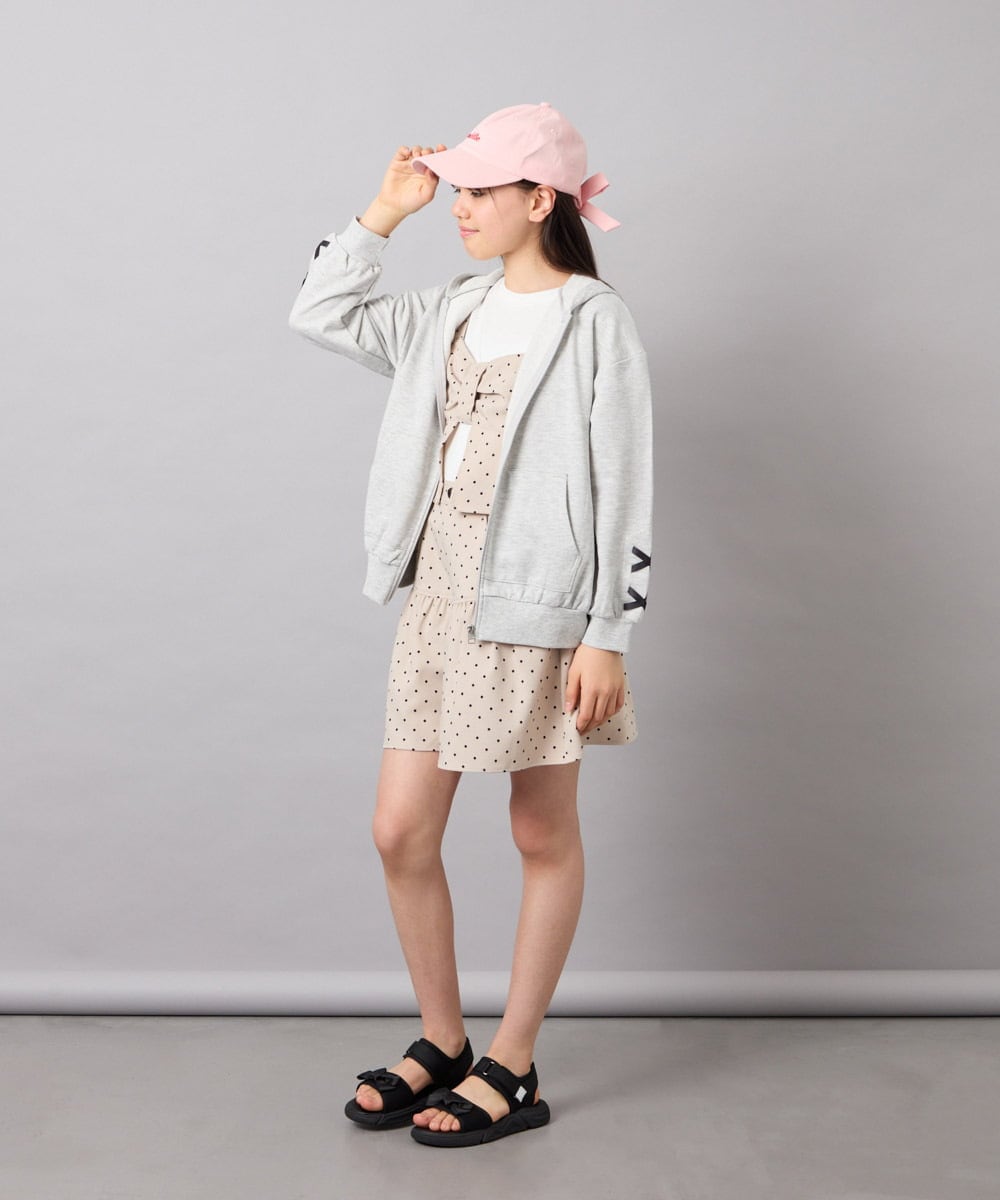 KJLFD45039 a.v.v KIDS(アー・ヴェ・ヴェ) [120-160][ママとお揃いコーデが叶う]ギャザーキュロット ベージュ