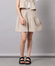 KJLFD45039 a.v.v KIDS(アー・ヴェ・ヴェ) [120-160][ママとお揃いコーデが叶う]ギャザーキュロット ベージュ