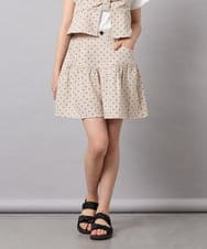 KJLFD45039 a.v.v KIDS(アー・ヴェ・ヴェ) [120-160][ママとお揃いコーデが叶う]ギャザーキュロット ベージュ