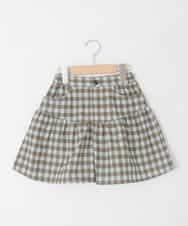 KJLFD45039 a.v.v KIDS(アー・ヴェ・ヴェ) [120-160][ママとお揃いコーデが叶う]ギャザーキュロット ライトブルー